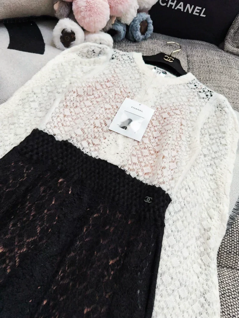 Chanel 23K black and white dress - Image 3