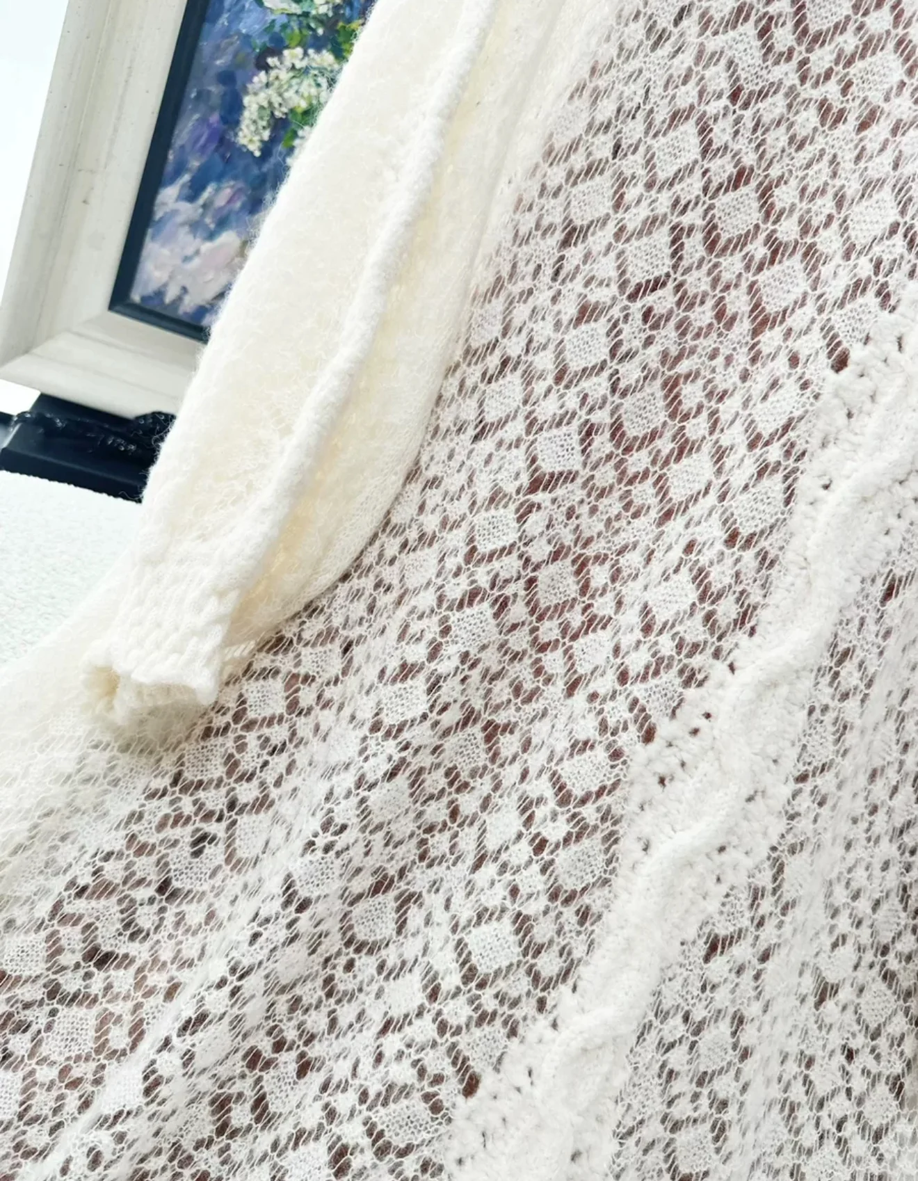 Chanel 23K Ecru wool dress - Image 4