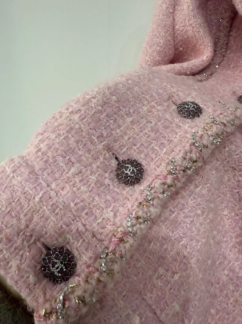 Chanel 23K pink tweed jacket - Image 3