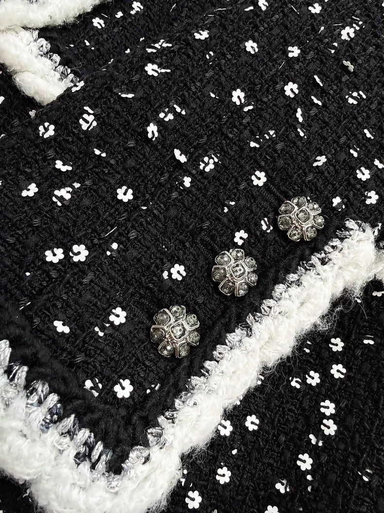 Chanel 23K tweed white knit dress - Image 2