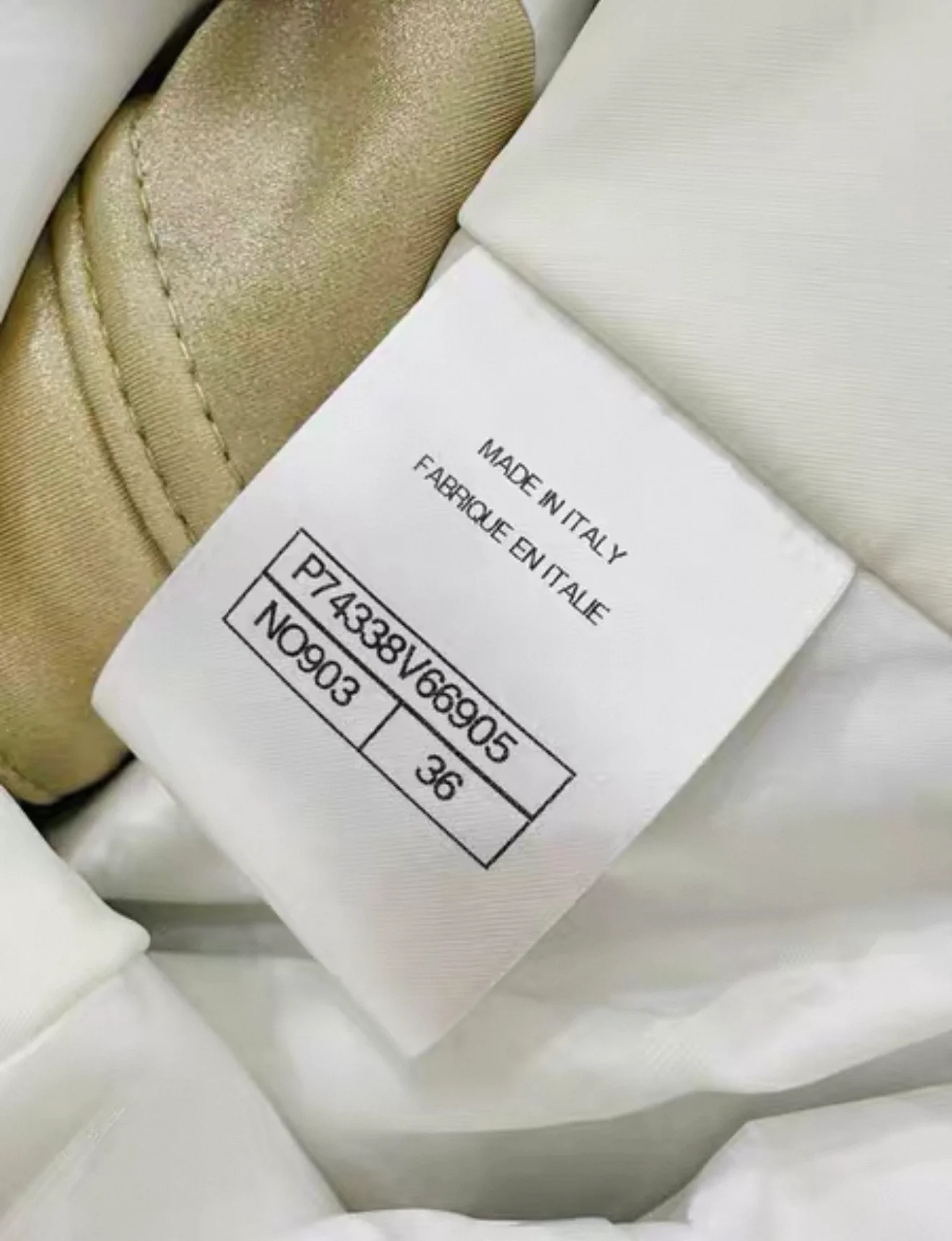 Chanel 23N Coco Neige Iridescent Champagne Gold Jacket and pant ski Set - Image 5