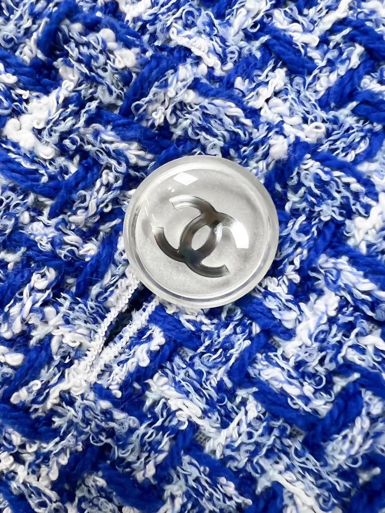 Chanel 23p blue tweed jumpsuit - Image 3