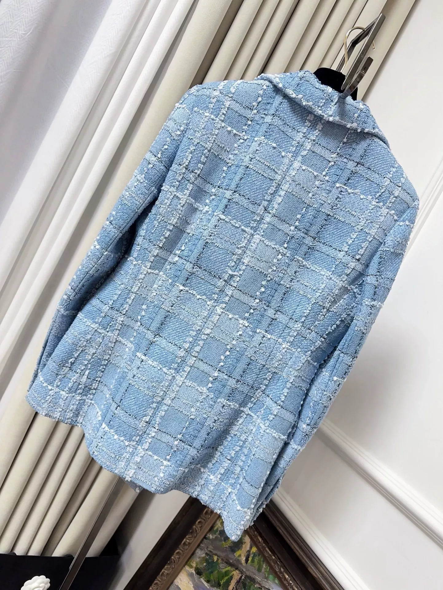 Chanel 23P blue tweed jacket - Image 2