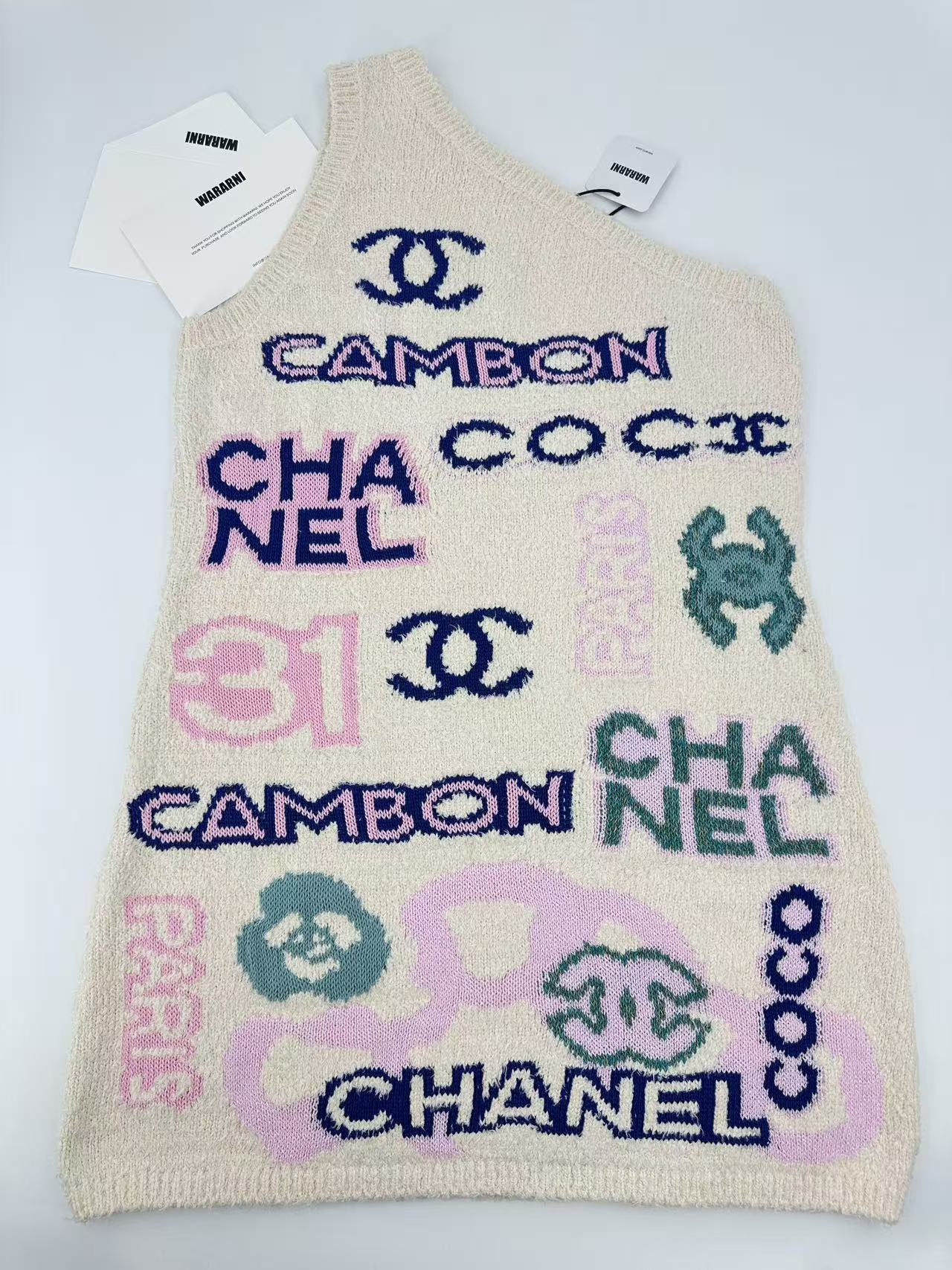 Chanel 23P Off shoulder knitted dress - Image 2