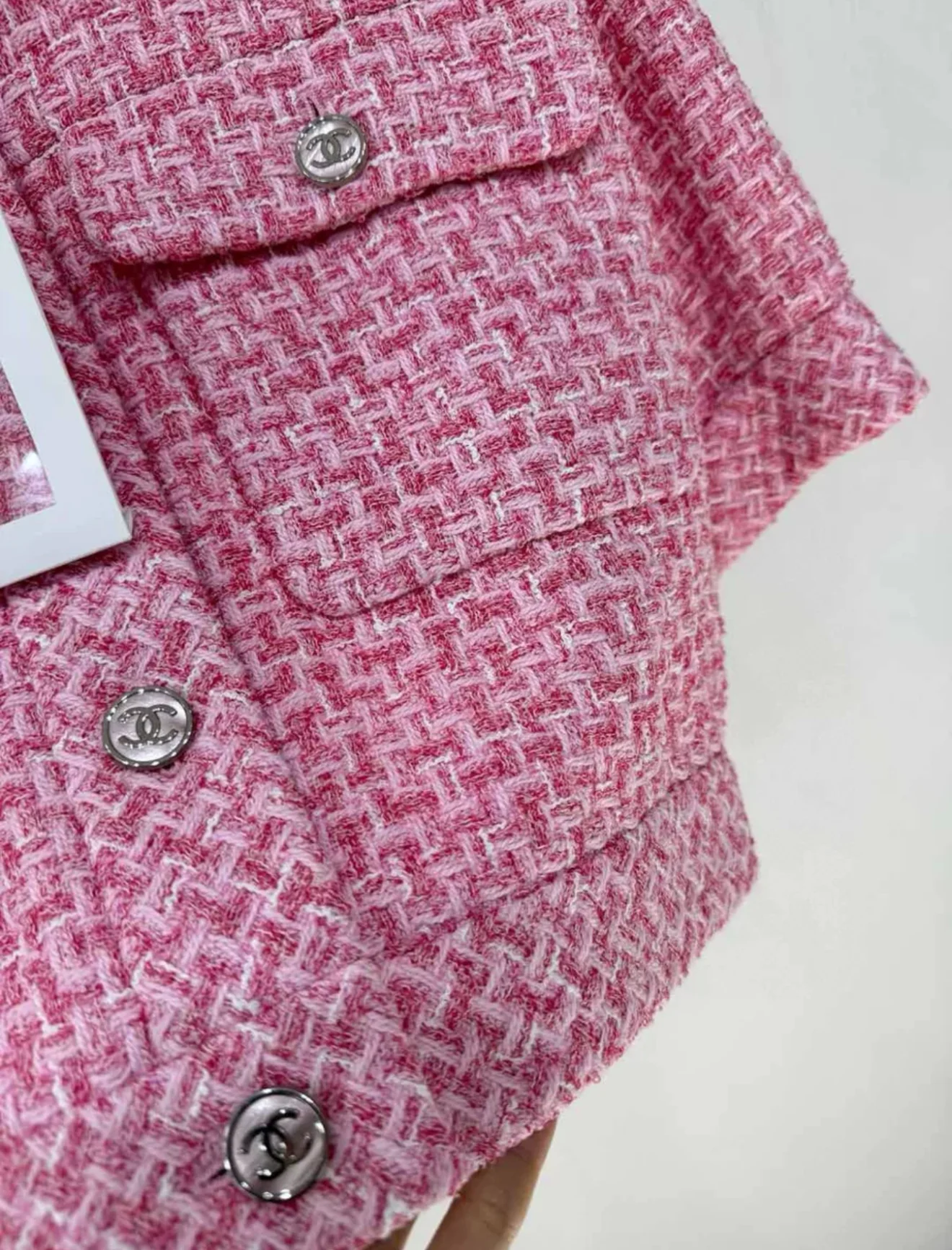 Chanel 23P Pink Short Jacket - Image 3