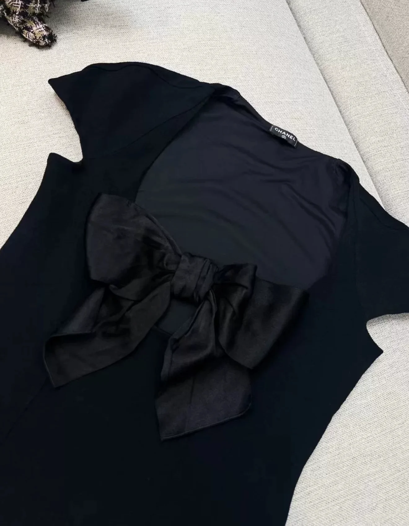 Chanel 23S Black Bow - Image 2