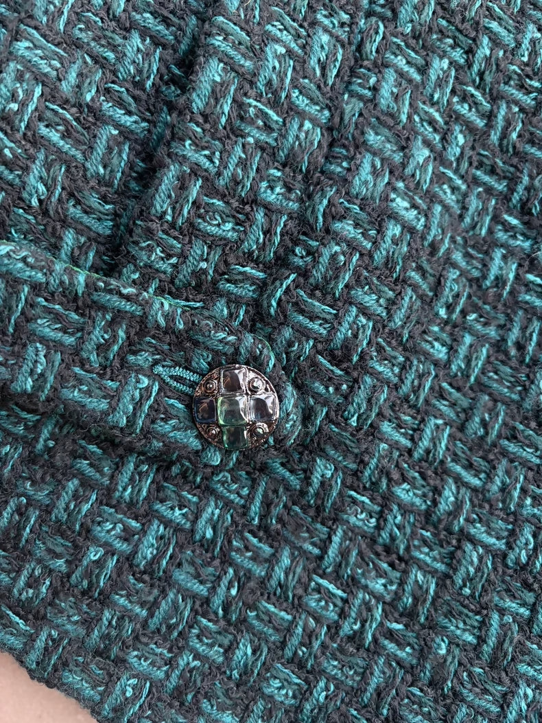 Chanel 24A green Tweed Vest - Image 5