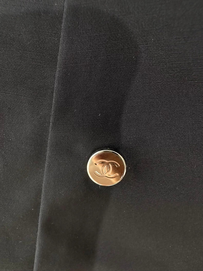 Chanel 24B Black Windbreaker Jacket - Image 2