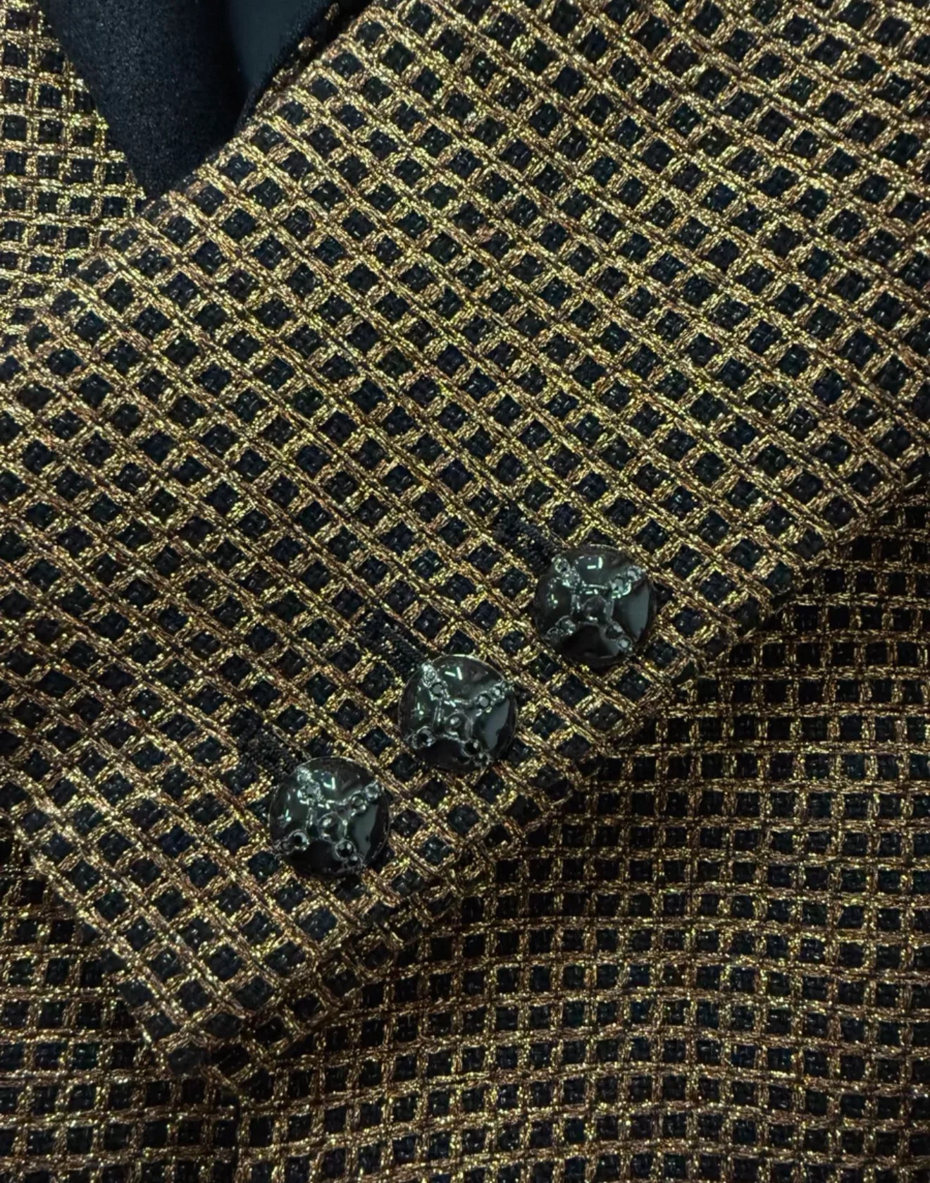 Chanel 24C Gold tweed Coat - Image 4