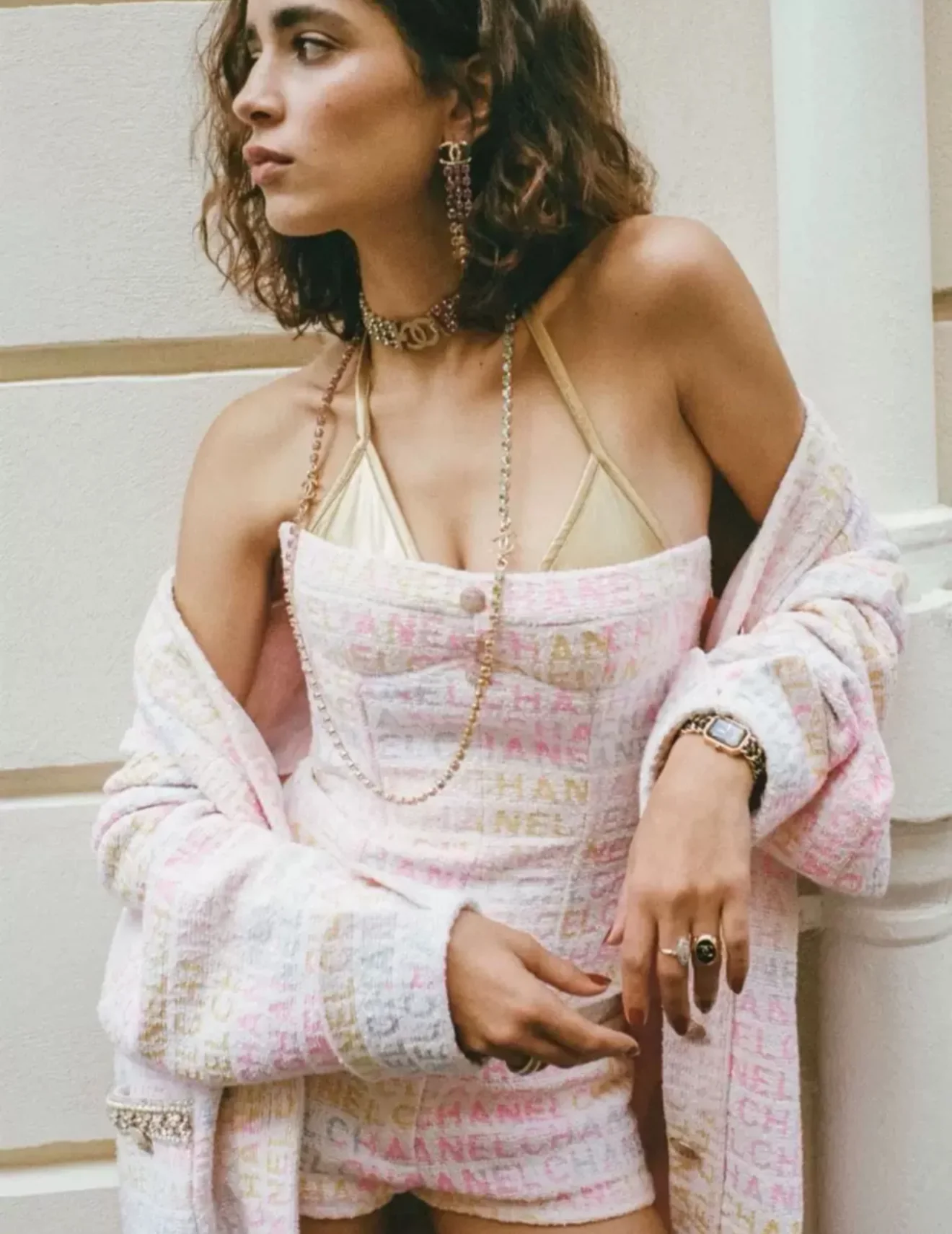 Chanel 24C Multicolor cotton tweed top - Image 2