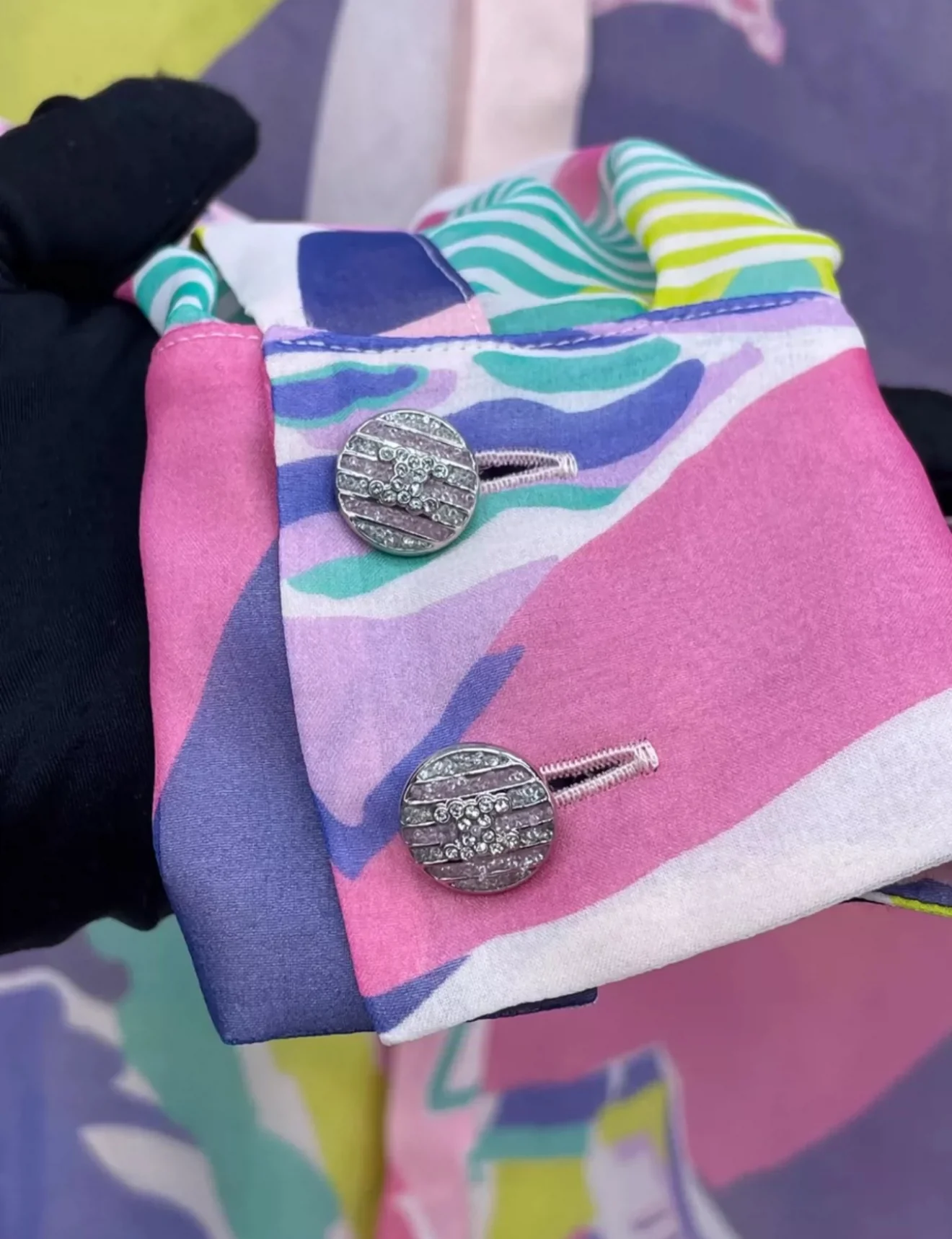 Chanel 24C Multicolor silk shirt - Image 3