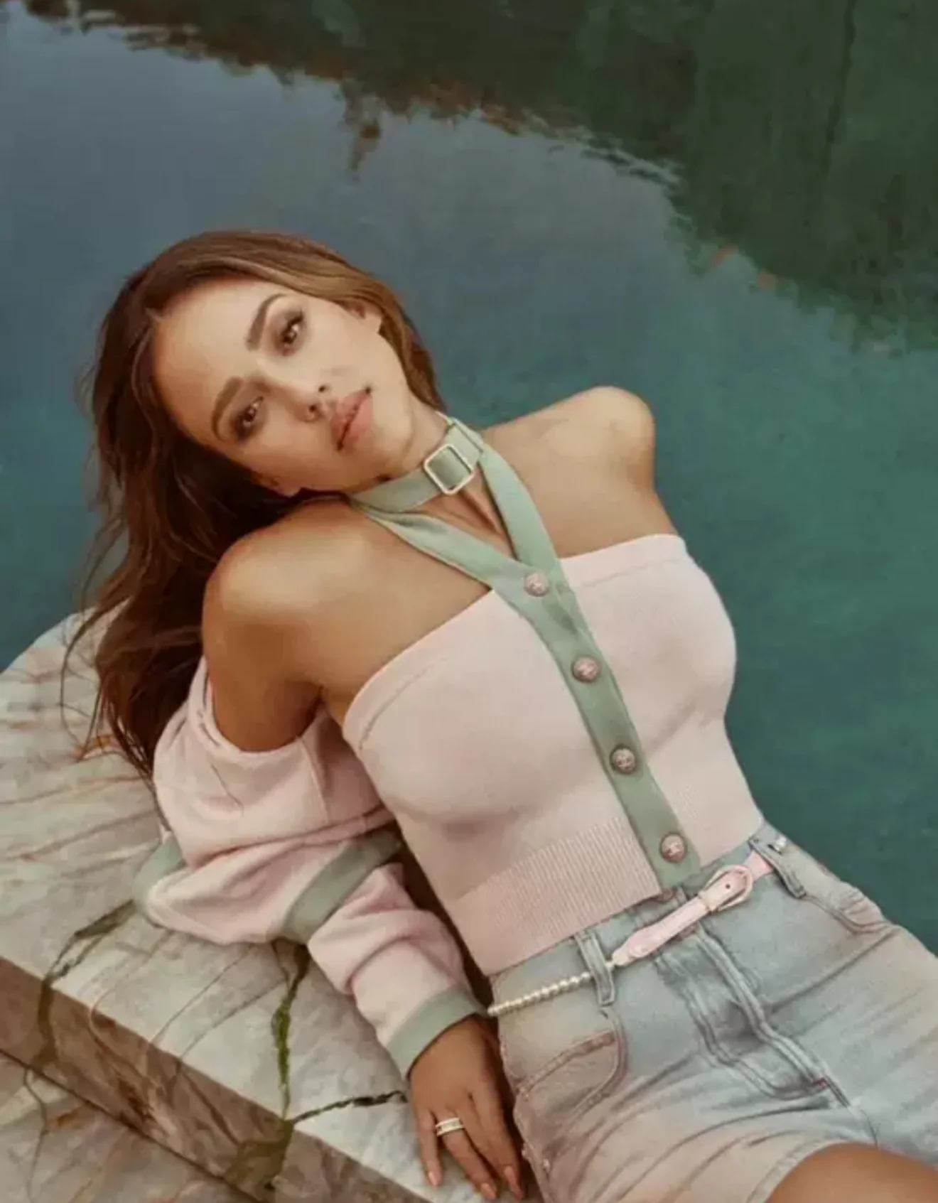 Chanel 24C pink cashmere top - Image 4