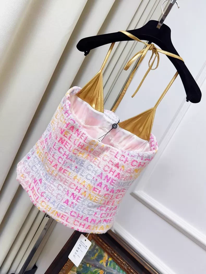 Chanel 24c pink gold multicolour top - Image 2