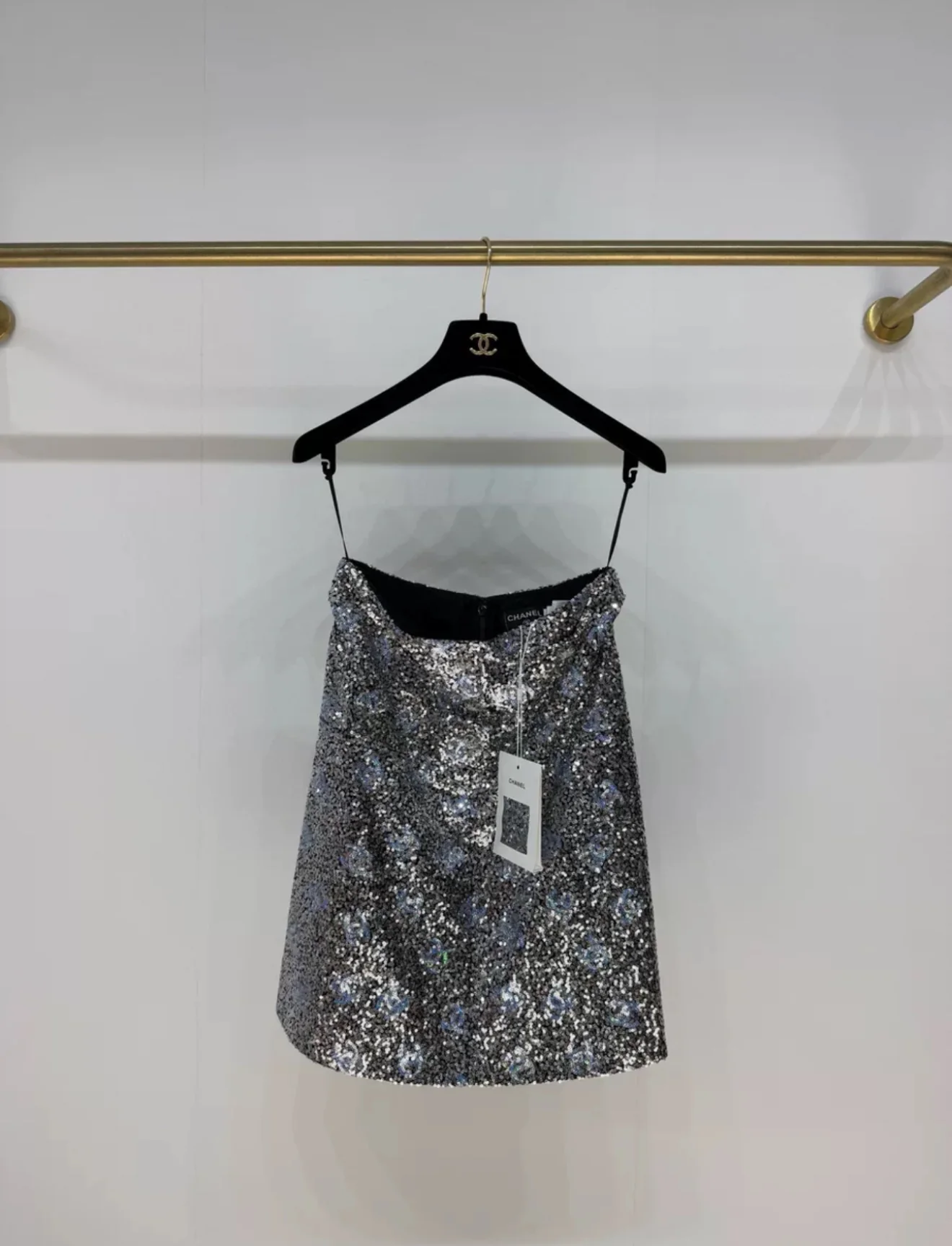 Chanel 24C rare sequin skirt