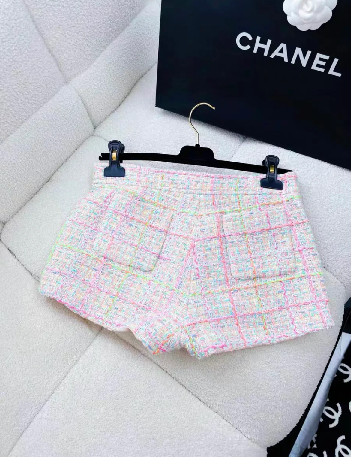 Chanel 24C tweed short size 36 - Image 4