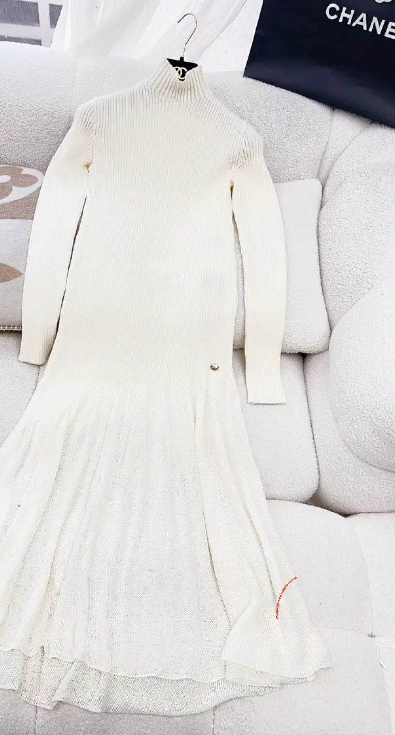 Chanel 24K ecru dress size 36 - Image 3