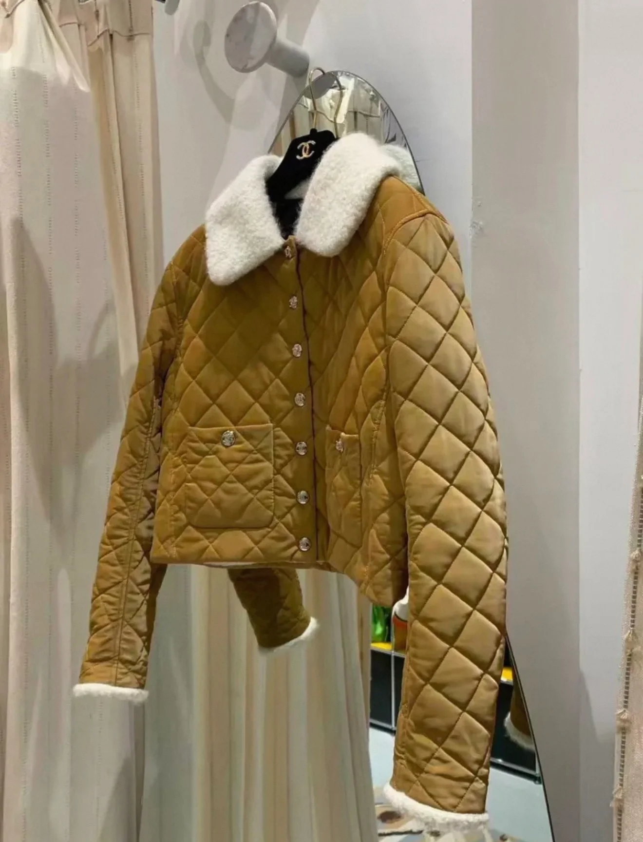 Chanel 24N Coated Canvas, Wool & Alpaca Beige jacket - Image 2