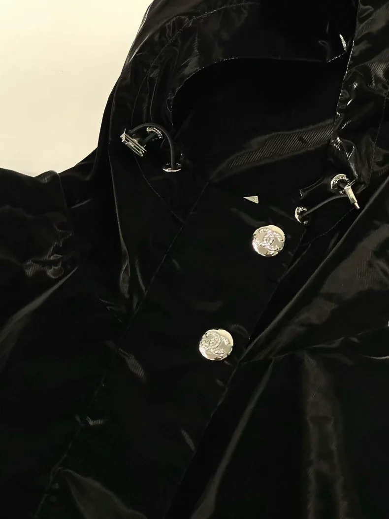 Chanel 24N Coco Neige Black Velvet Jacket 40FR - Image 2