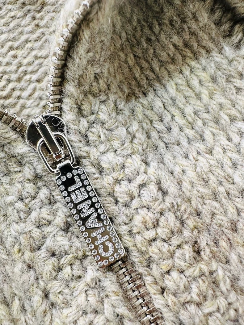 Chanel 24N Ski Coco Neige zip-up sweater - Image 4