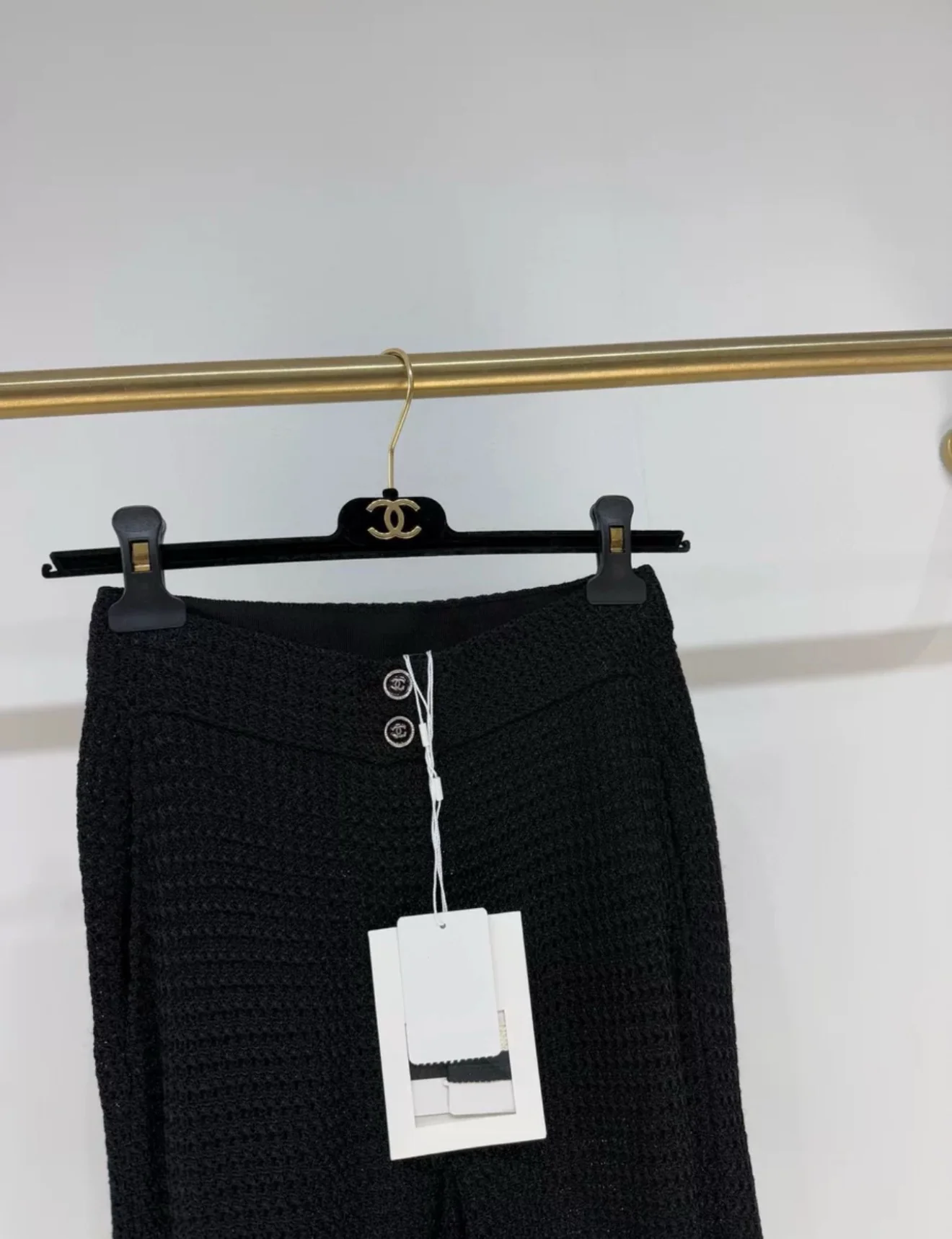 Chanel 24P black and white pants - Image 2