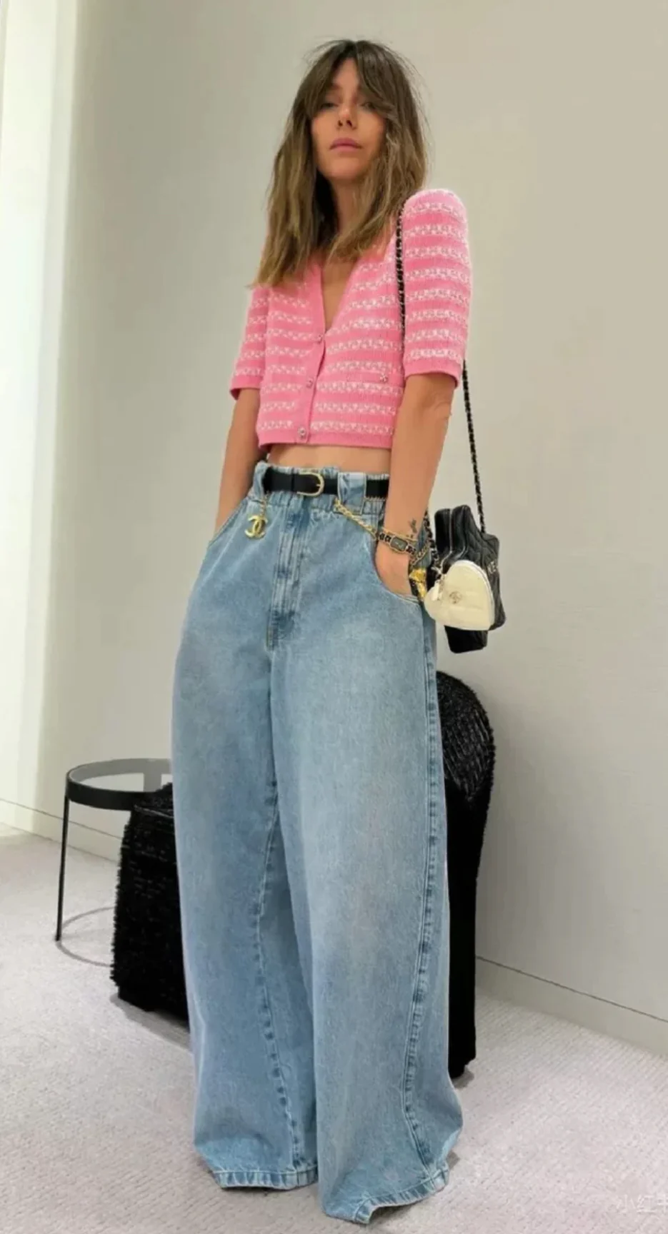 Chanel 24P Pink Cardigan - Image 4