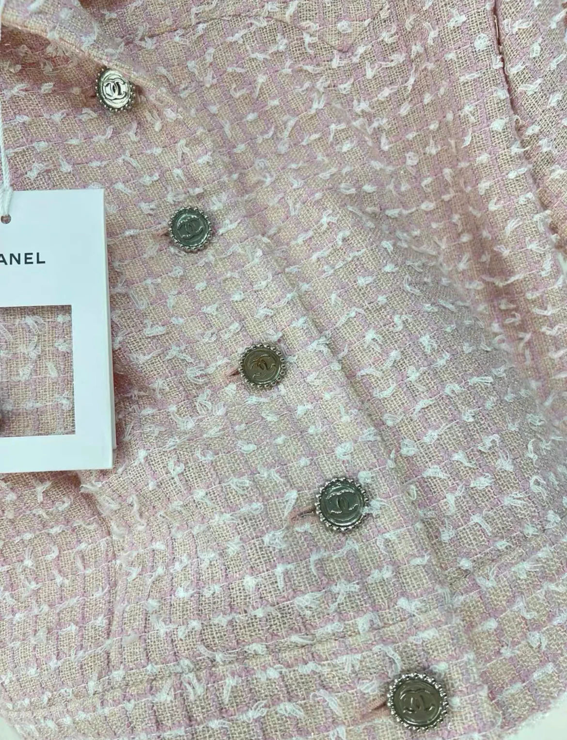 Chanel 24P Pink short sleeve jacket size 34 - Image 3
