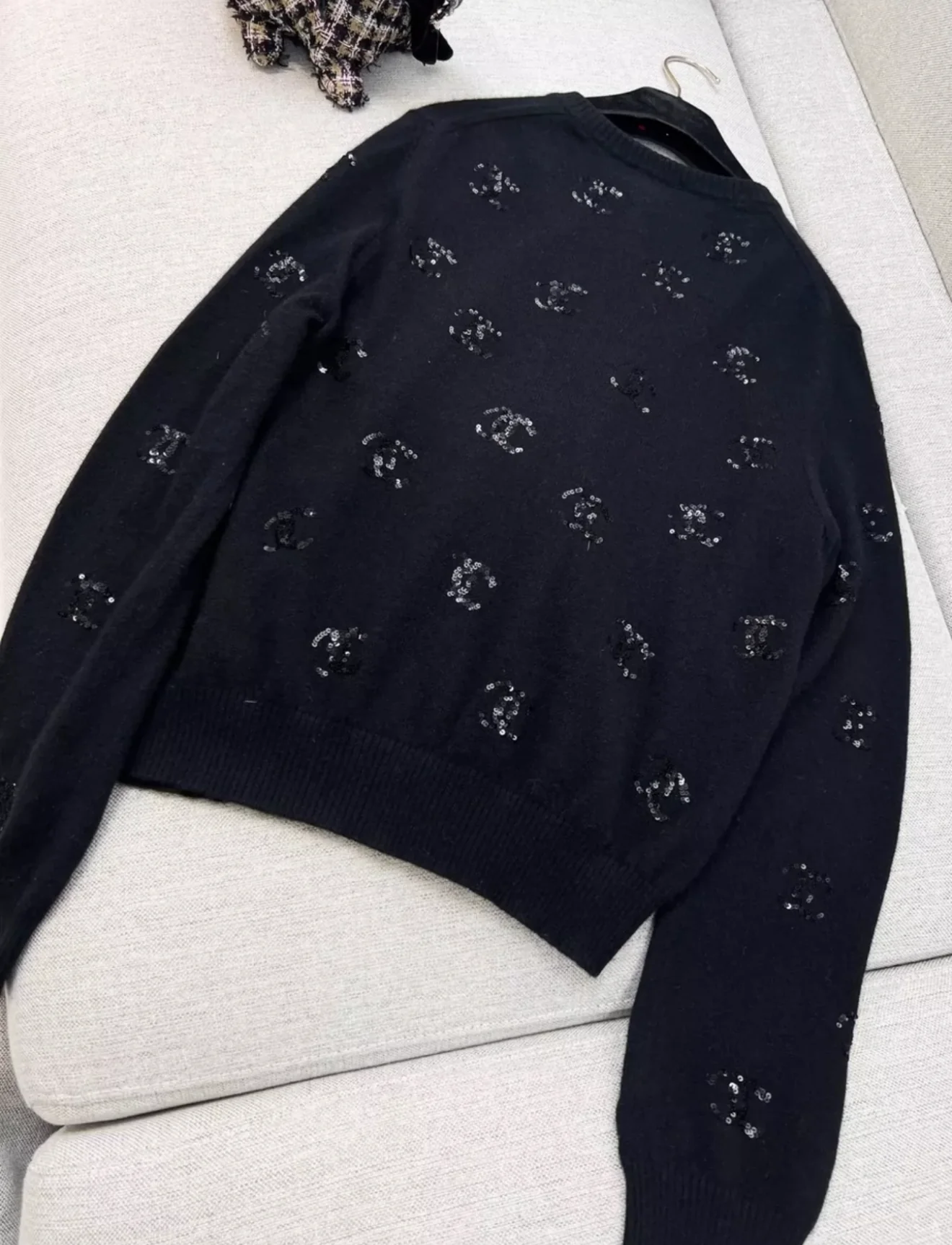 Chanel 24S black cardigan - Image 6