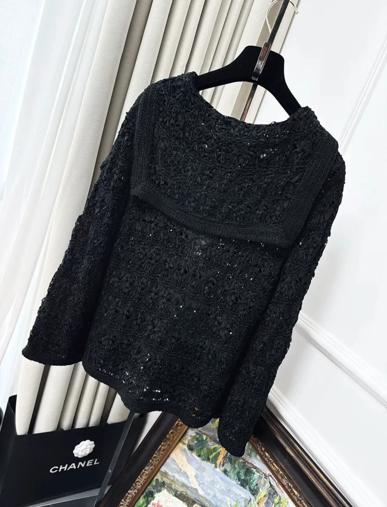Chanel 24S Black Sweater - Image 2