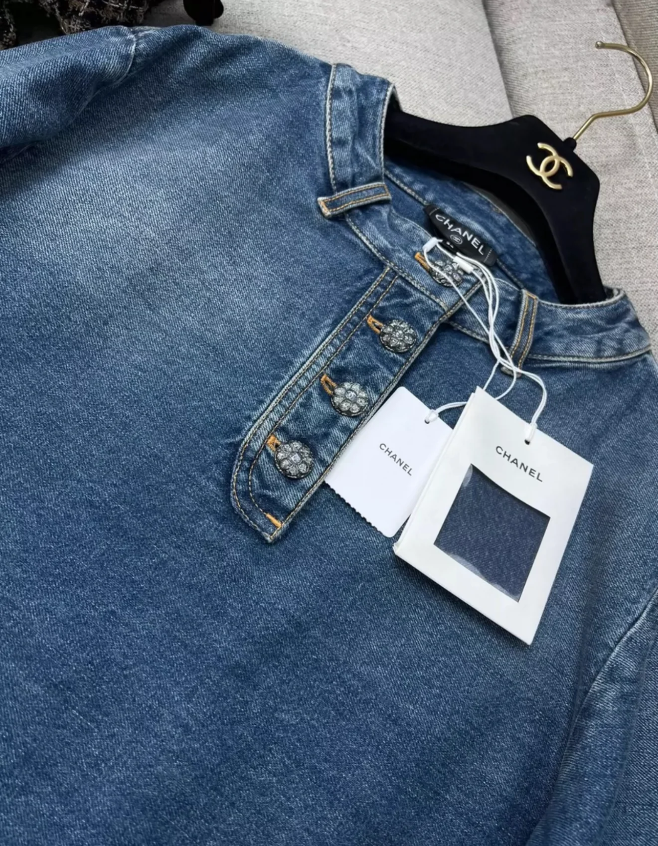 Chanel 24S denim pullover - Image 3