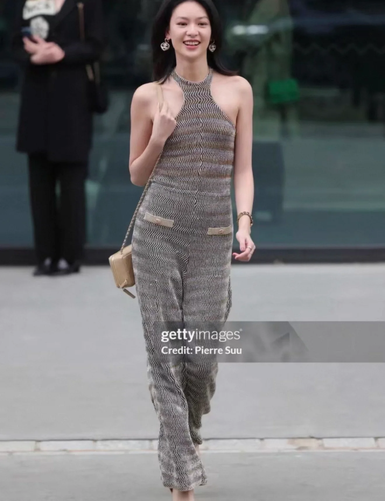 Chanel 24S Iridescent Gold and Silver Knit Jumpsuit - Image 5