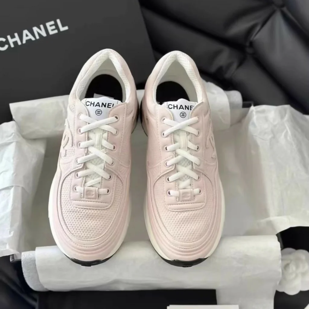 Chanel 24S Sneakers in Pink Size 37.5 - Image 2