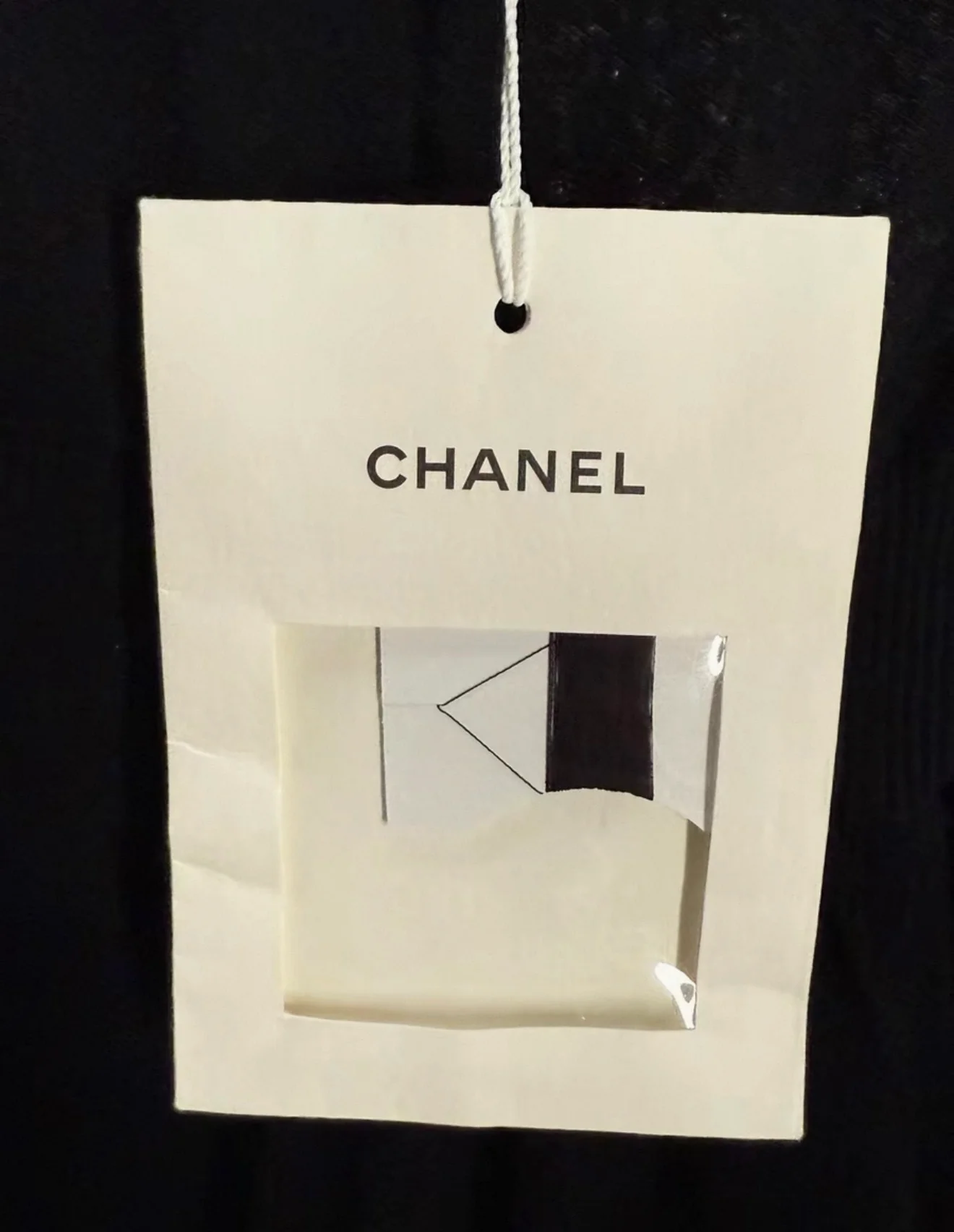Chanel 25A Black Knitted dress - Image 4