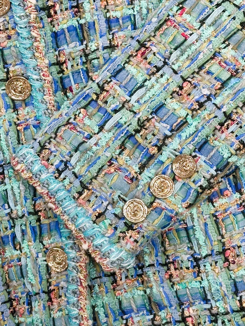 Chanel 25A blue tweed jacket - Image 3