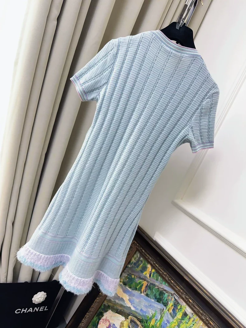Chanel 25B blue dress - Image 2