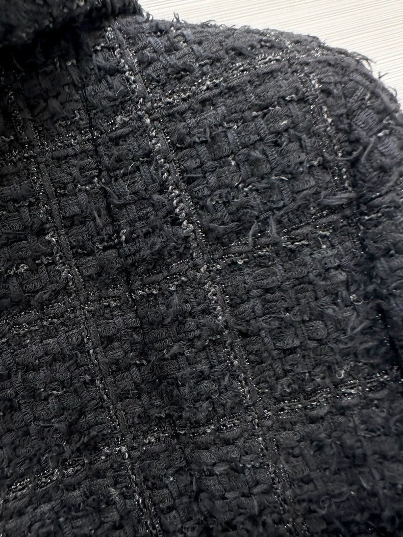 Chanel 25B black multi-pocket hooded jacket - Image 4