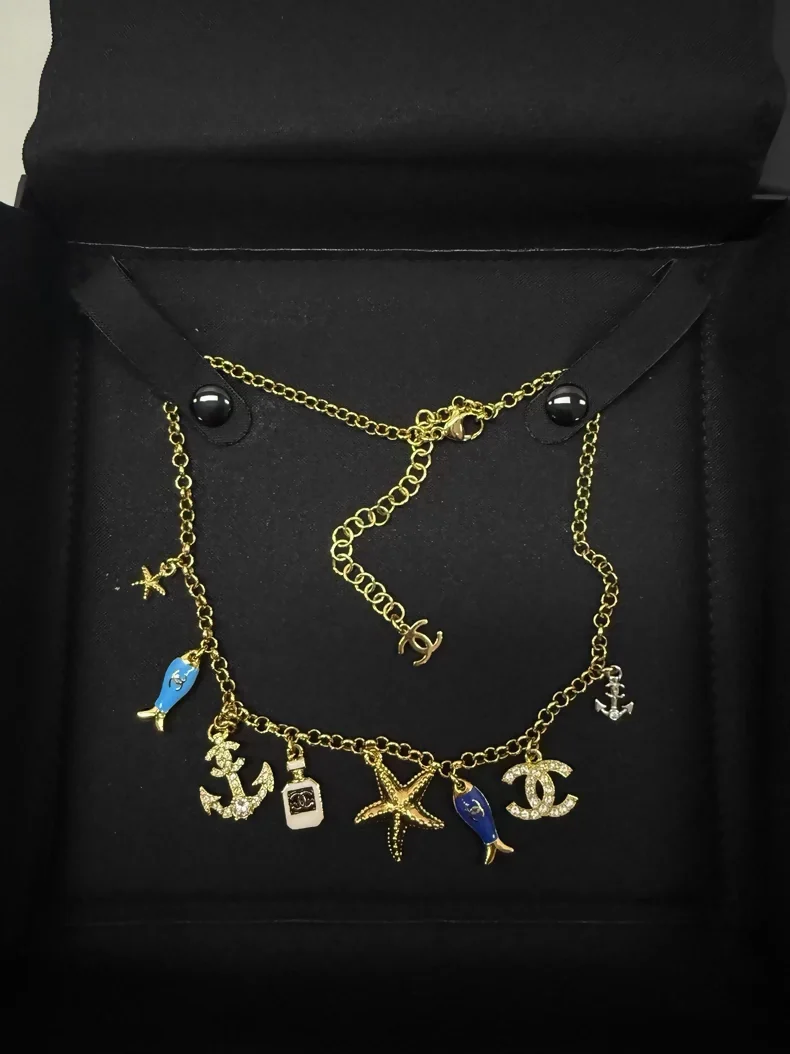 Chanel 25C Ocean Fish and Starfish Necklace - Image 3