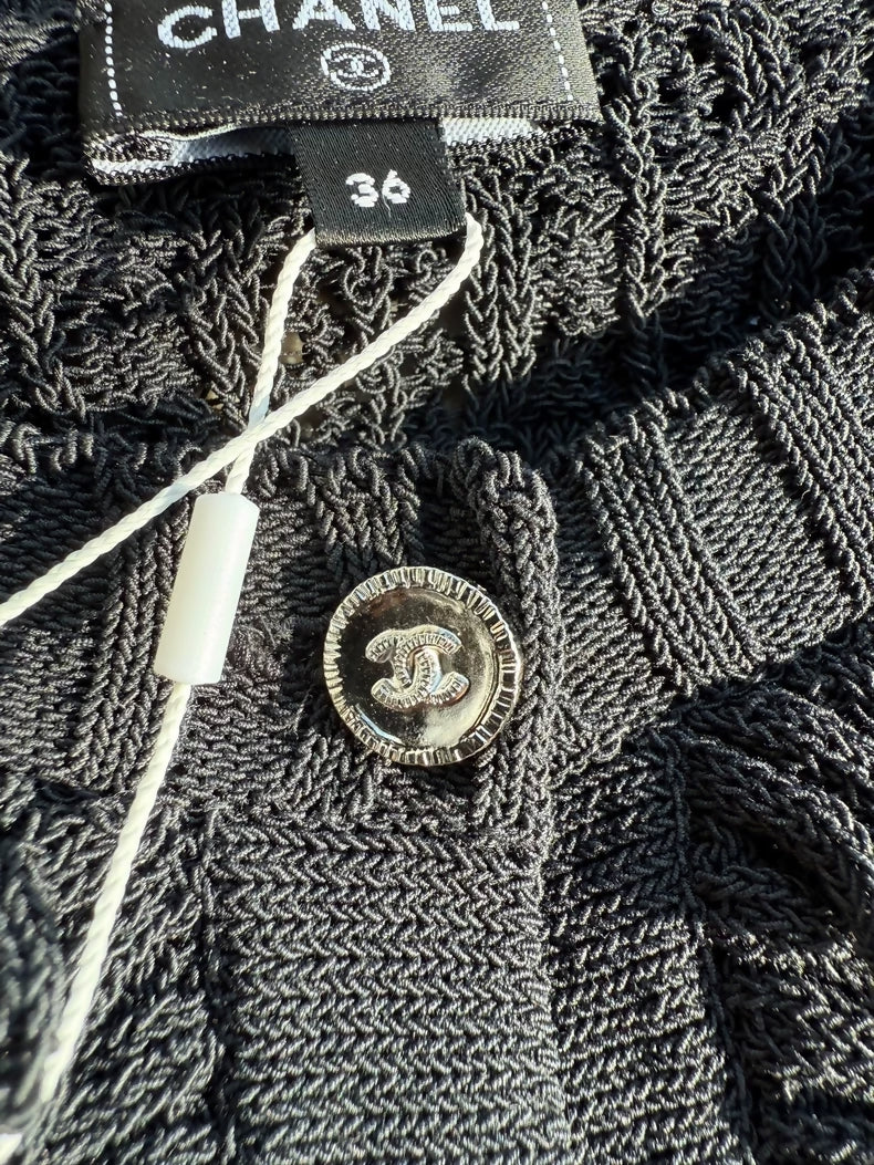 Chanel 25C ruffled cotton cardigan - Image 3