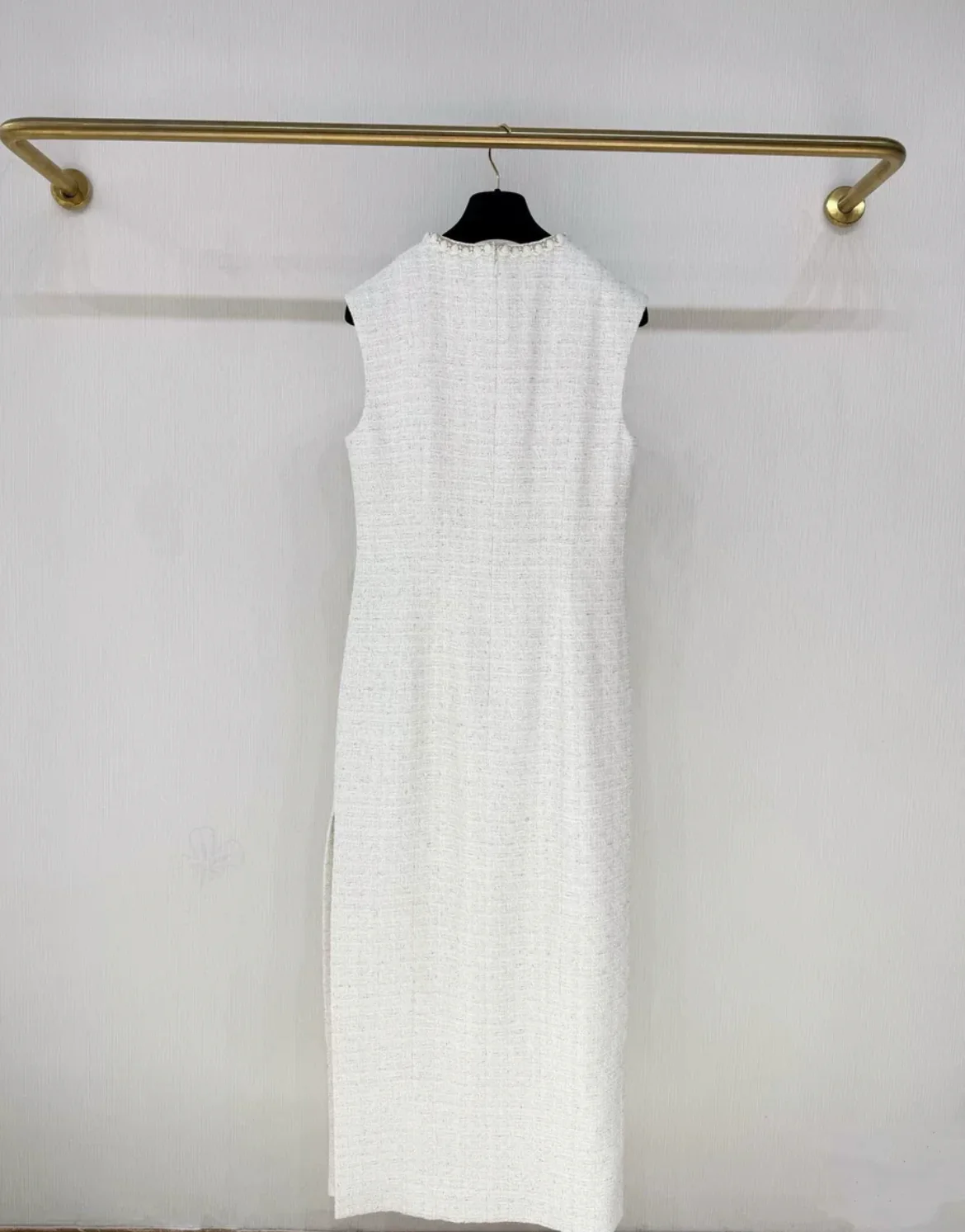 Chanel 25C White tweed dress size 36 - Image 5