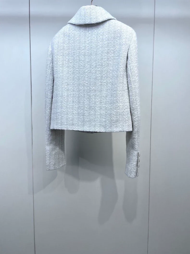 Chanel 25K white tweed jacket - Image 2