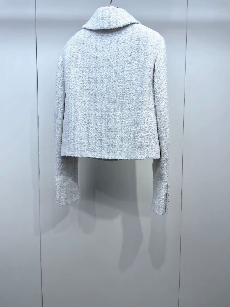 Chanel 25K white tweed jacket - Image 2