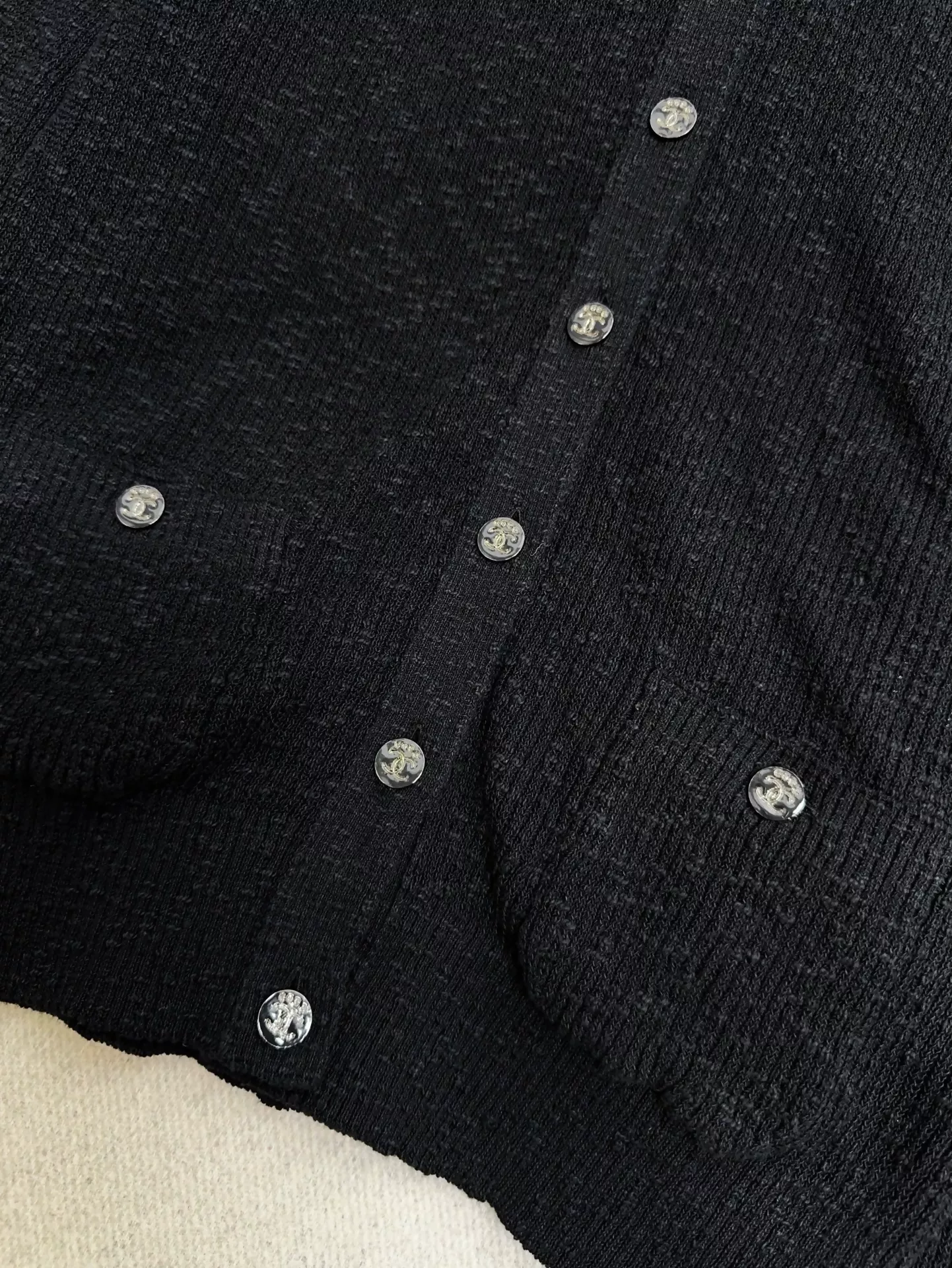 Chanel 25m Coco beach black cardigan - Image 2