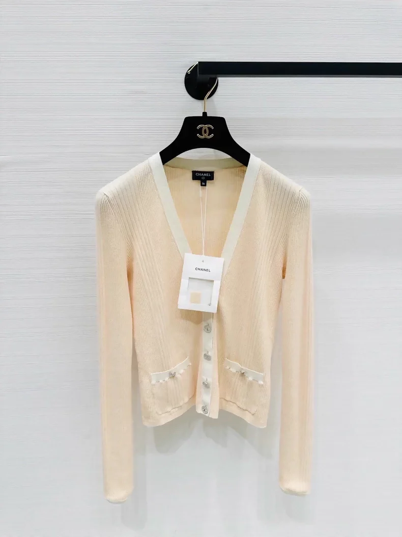 Chanel 25M yellow cardigan