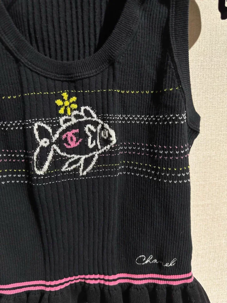 Chanel 25p Black Fish top - Image 2