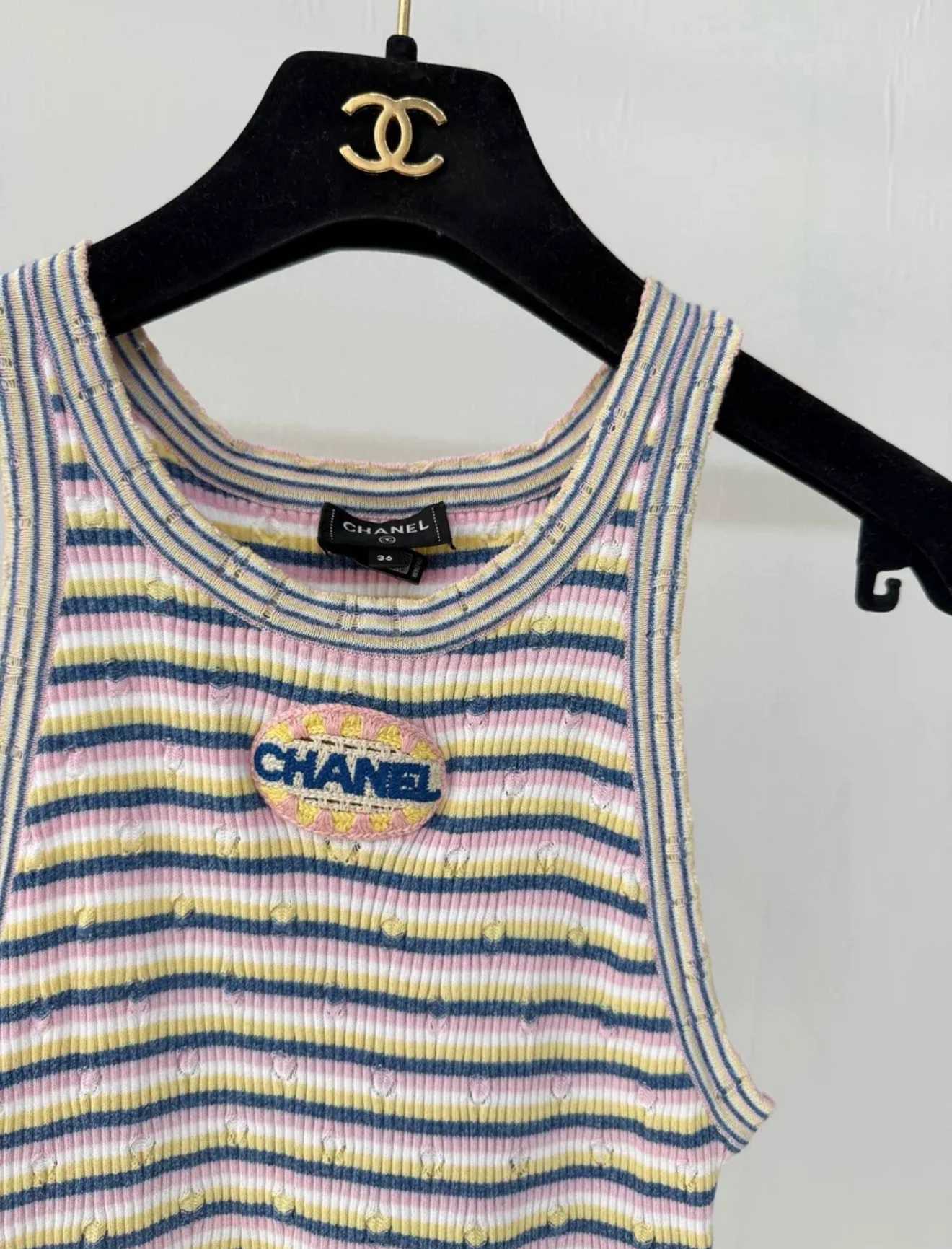 Chanel 25P striped top - Image 2