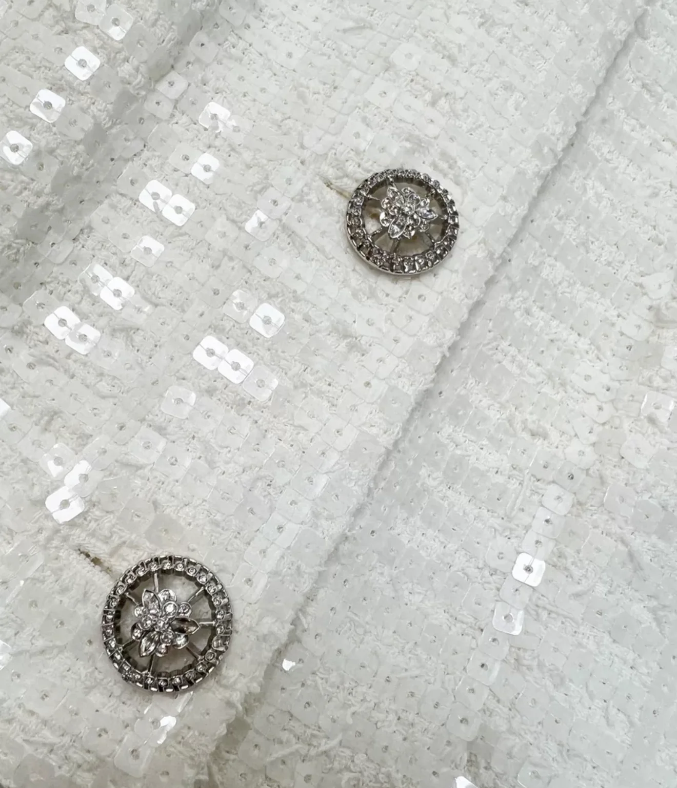 Chanel 25S Glittered Cotton Vest - Image 5