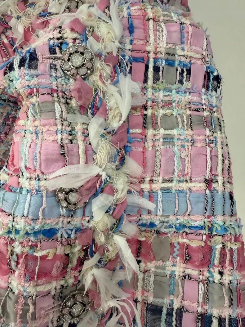 Chanel 25S Pink tweed Vest - Image 3