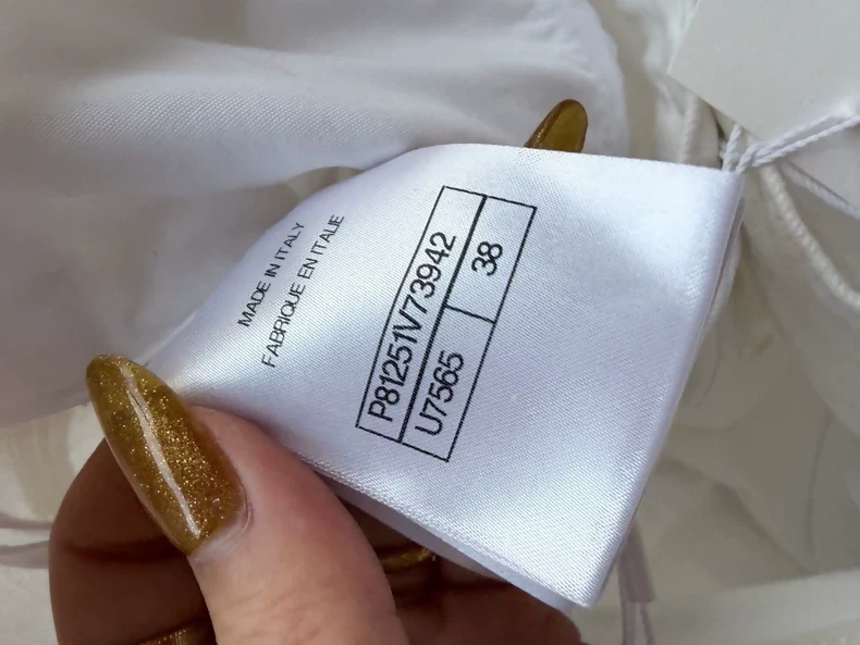 Chanel 26P White Wide-Leg Pants - Image 5