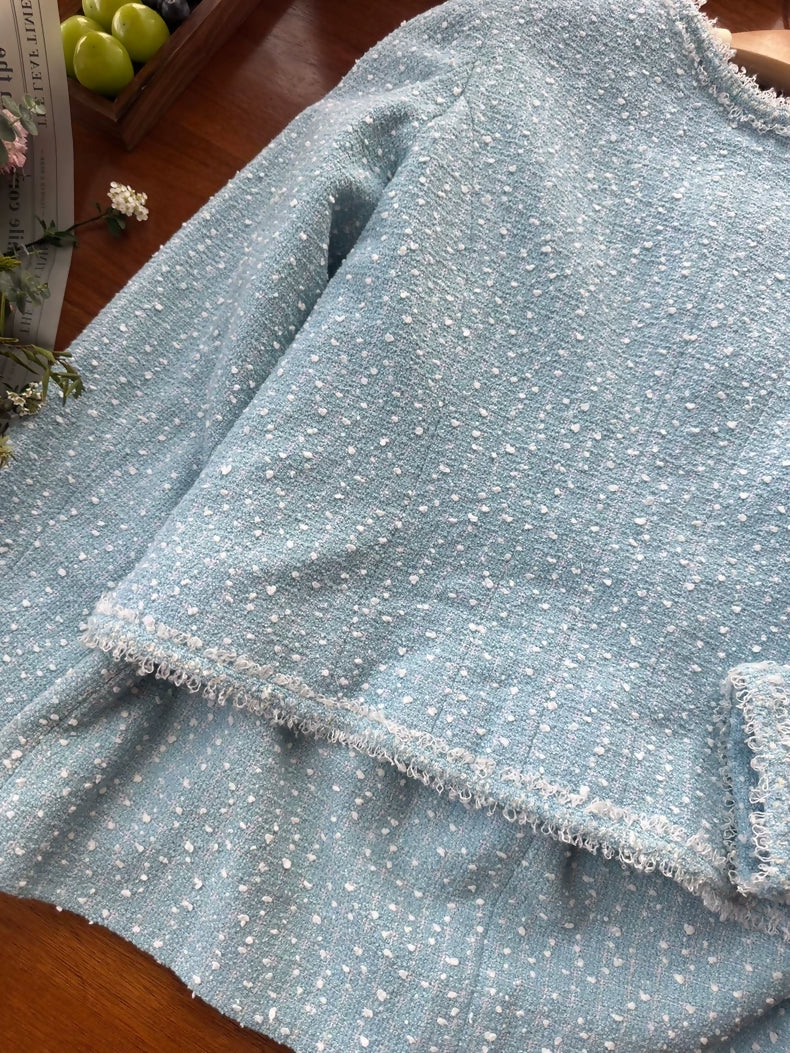 Chanel 97p Blue Tweed Suit F40 - Image 5