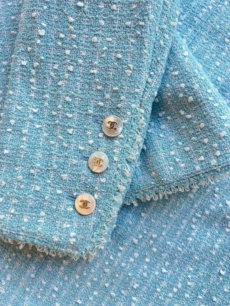Chanel 97P Princess Diana Suit Jacket + Skirt, - Image 2