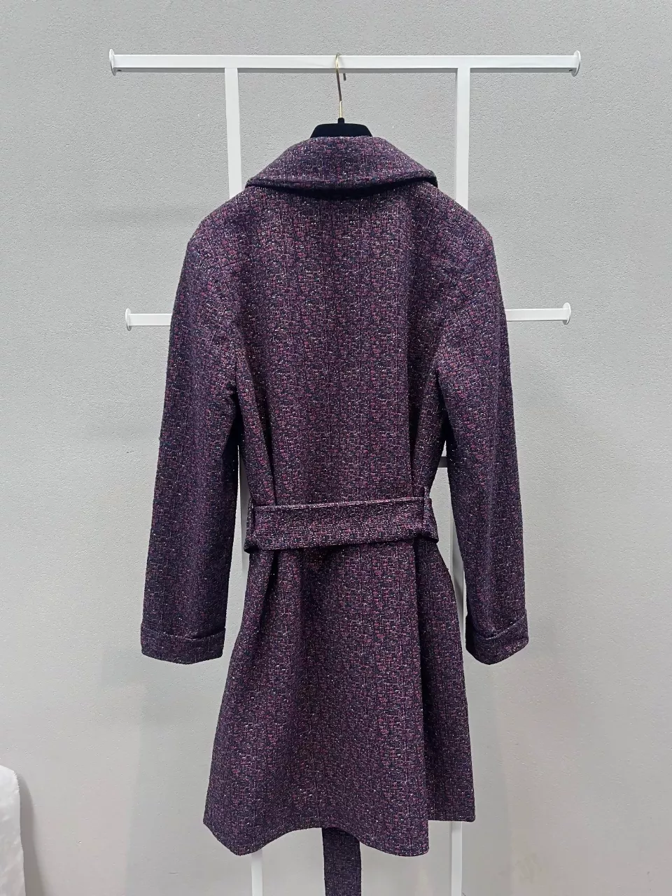 Chanel purple tweed jacket - Image 2